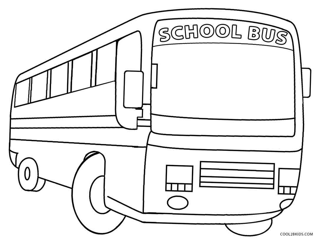 m school bus coloring pages - photo #45