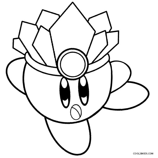 ice kirby coloring pages - photo #1