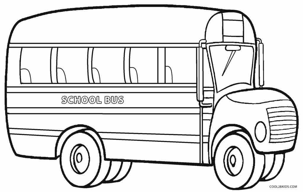 Printable School Bus Coloring Page For Kids Cool2bKids