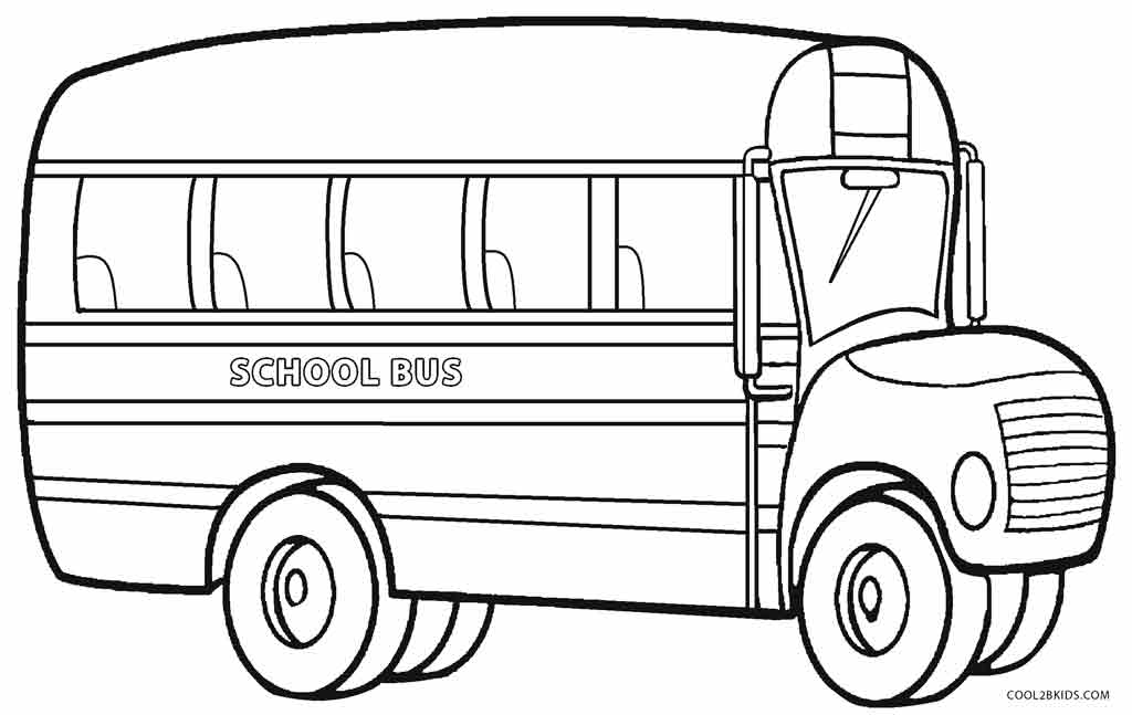 m school bus coloring pages - photo #4