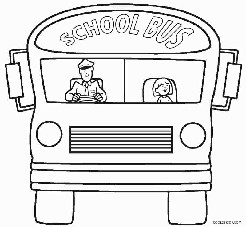 Printable School Bus Coloring Page For Kids  Cool2bKids