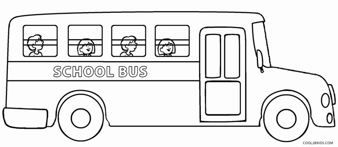 m school bus coloring pages - photo #42