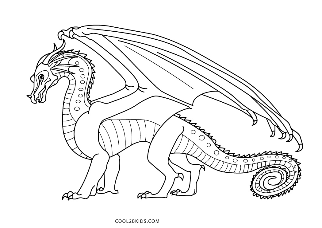 Printable Dragon Coloring Pages For Kids | Cool2bKids