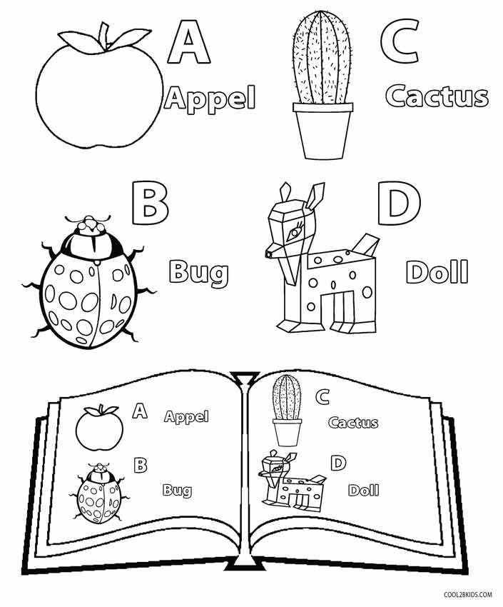 Printable Kindergarten Coloring Pages For Kids | Cool2bKids