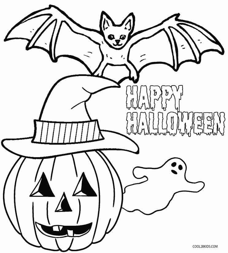 Free Halloween Coloring Pages Preschool