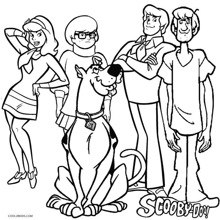 a pup named scooby doo coloring pages - photo #44