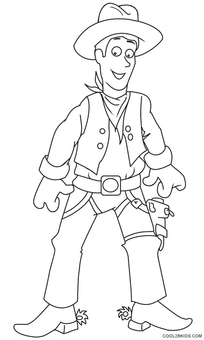 c is for cowboy coloring pages - photo #26