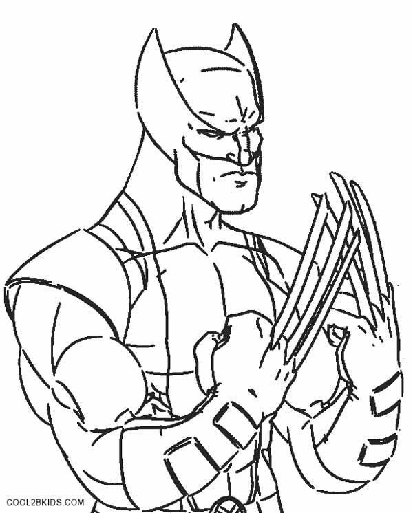 x man wolverine coloring pages - photo #19