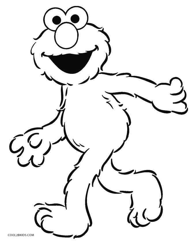 images of elmo coloring pages - photo #28