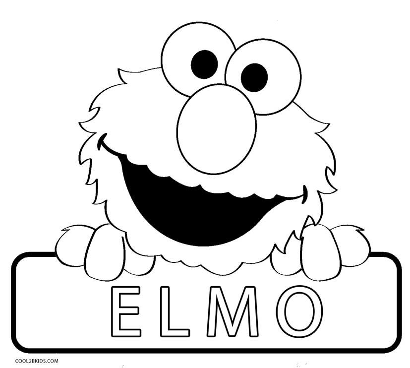 images of elmo coloring pages - photo #16