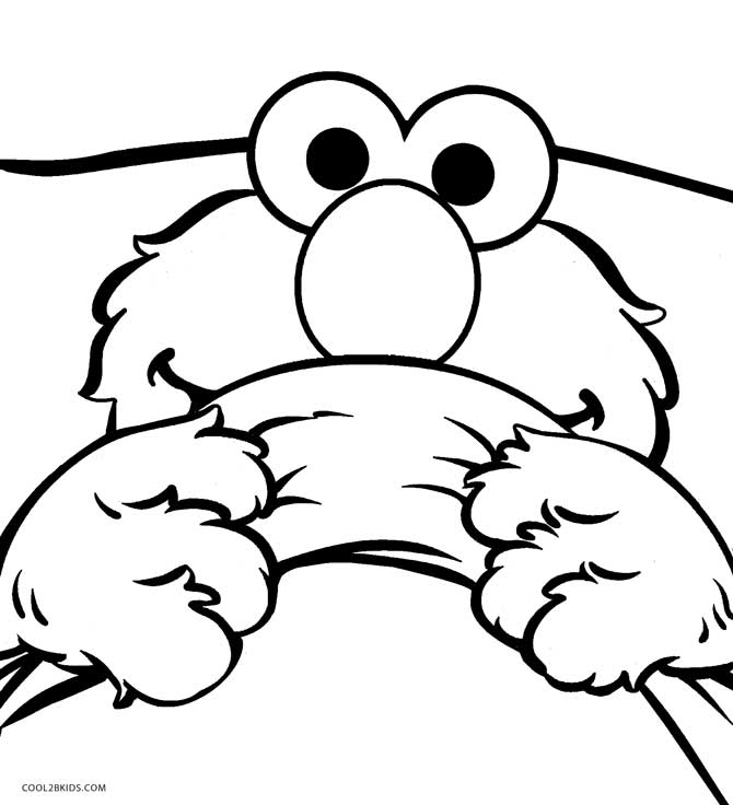 images of elmos face coloring pages - photo #16