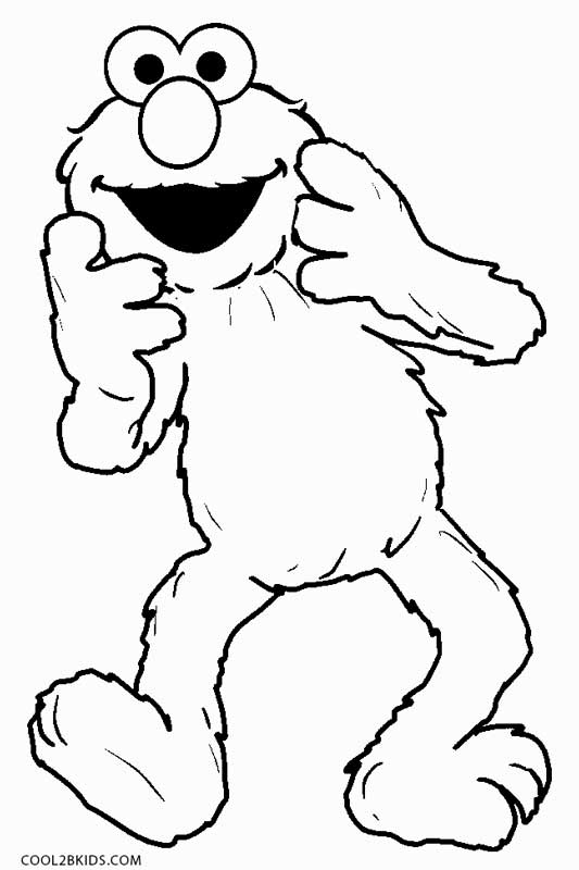 images of elmos face coloring pages - photo #10