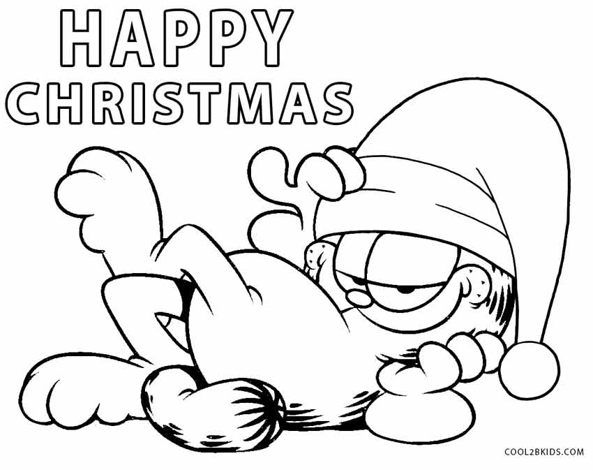 garfield thanksgiving coloring pages - photo #36