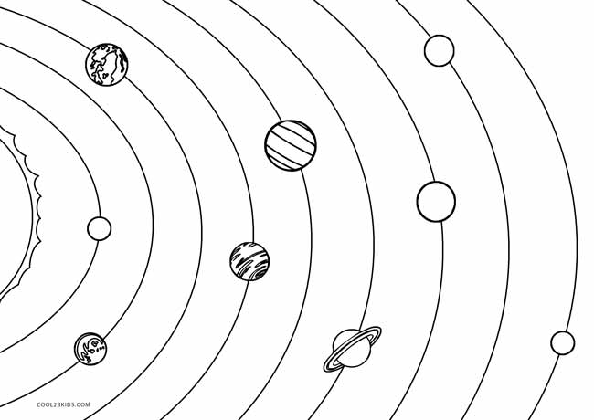 Printable Solar System Coloring Pages For Kids | Cool2bKids