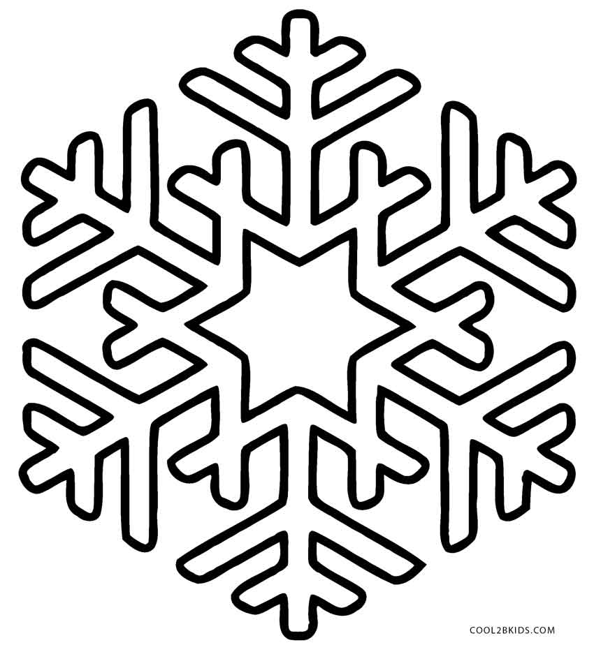Printable Snowflake Coloring Pages For Kids Cool2bKids