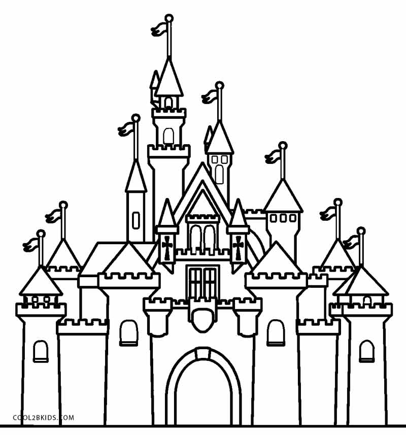 Printable Castle Coloring Pages For Kids | Cool2bKids