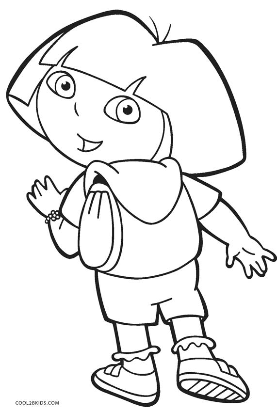 Free Printable Dora Coloring Pages For Kids | Cool2bKids