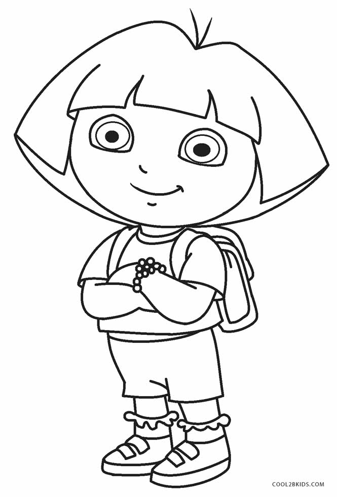 Free Printable Dora Coloring Pages For Kids Cool2bKids