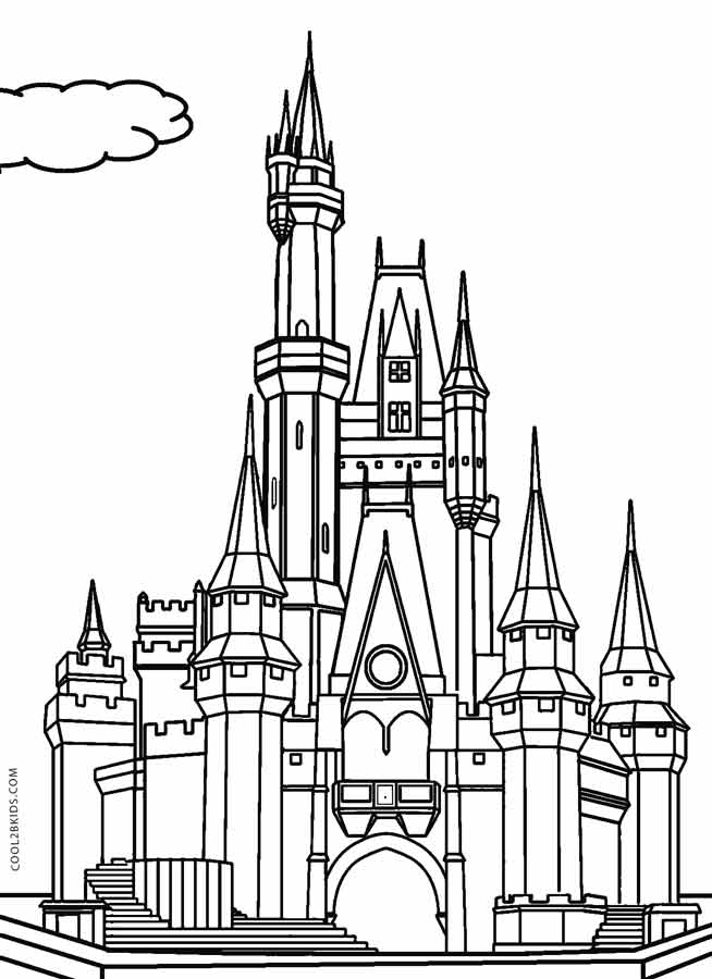 Printable Castle Coloring Pages For Kids | Cool2bKids