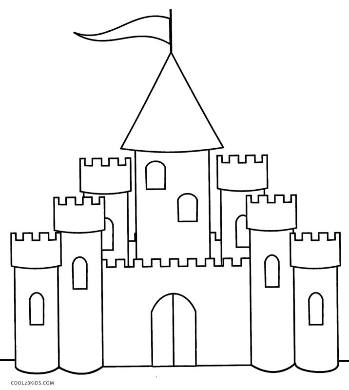 Free Printable Castle Coloring Pages