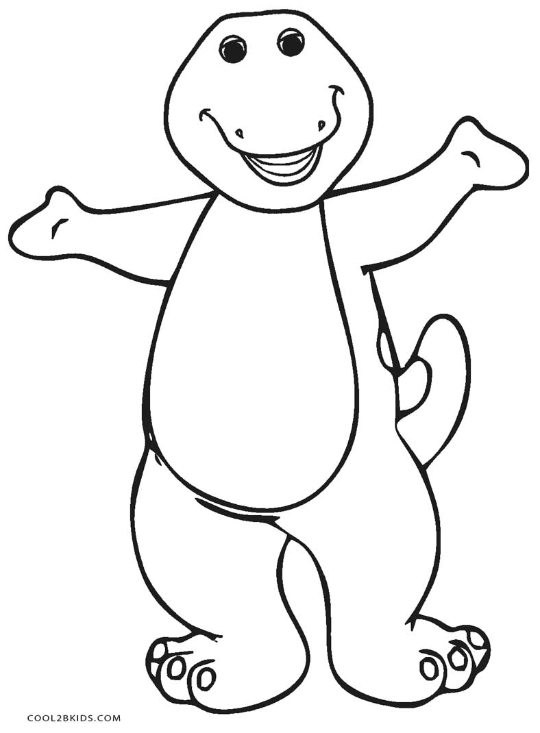 halloween barney coloring pages - photo #25