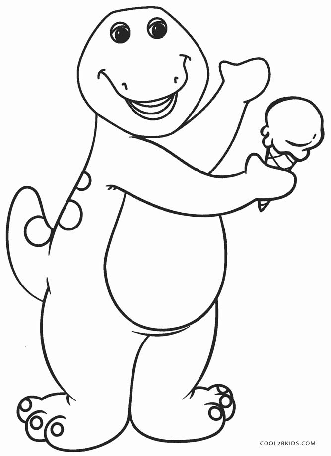 halloween barney coloring pages - photo #29