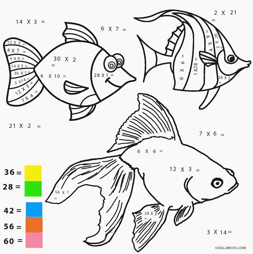 Cool Math Coloring Pages 28 Images Free Printable Cool2bkids