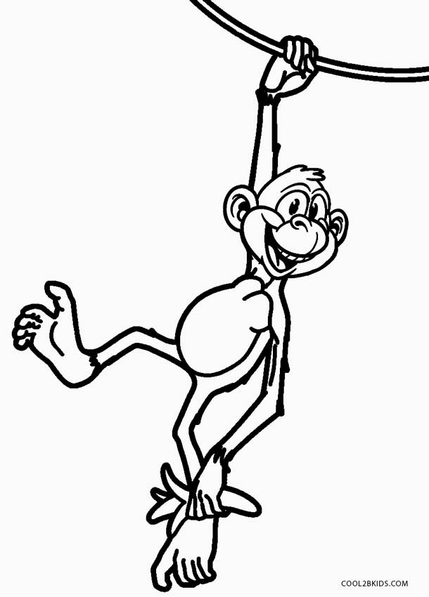Free Printable Monkey Coloring Pages for Kids   Cool2bKids