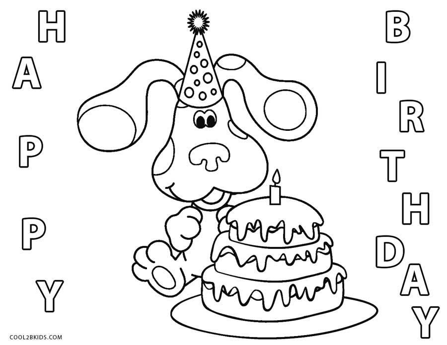 Blue Clues Coloring Pages To Print Iconmaker Info