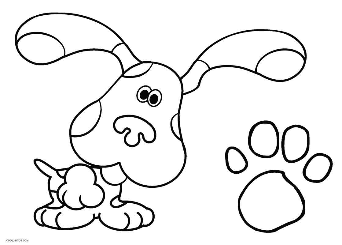 Free Printable Blues Clues Coloring Pages For Kids Cool2bKids