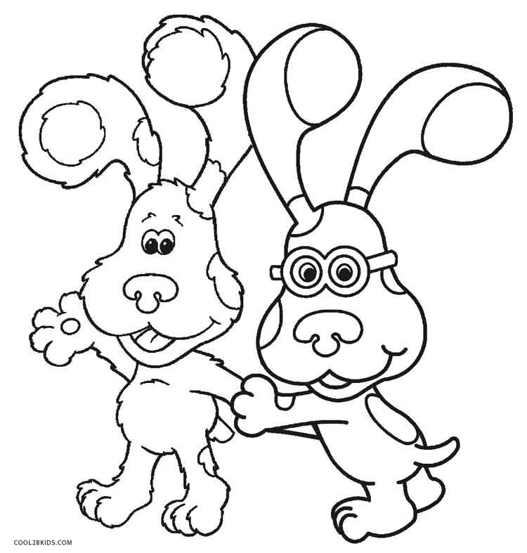 magenta blues clues coloring pages - photo #1