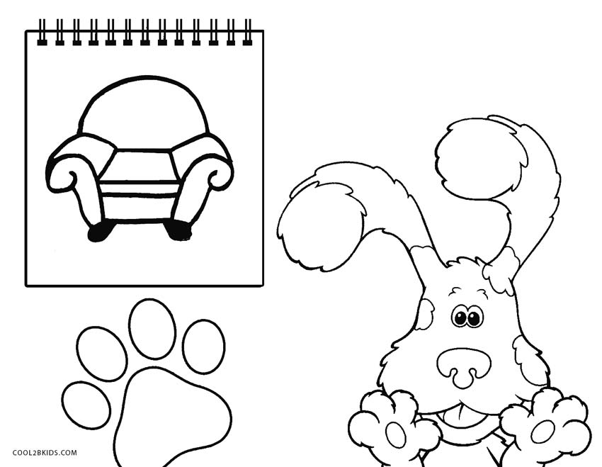 magenta blues clues coloring pages - photo #23