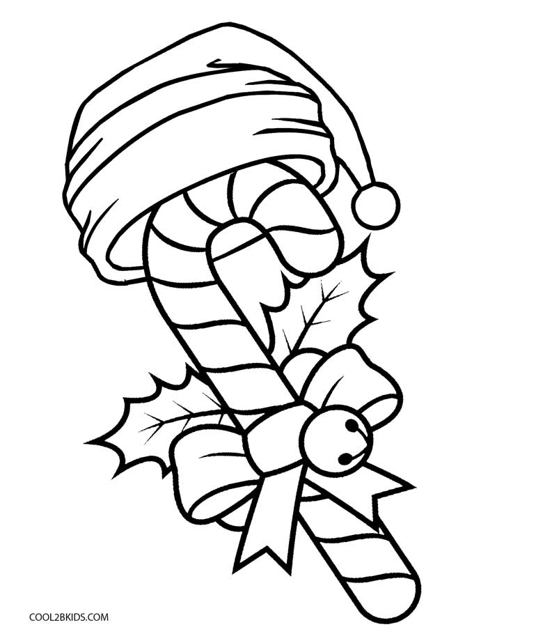 Free Printable Candy Cane Coloring Pages For Kids Cool2bkids