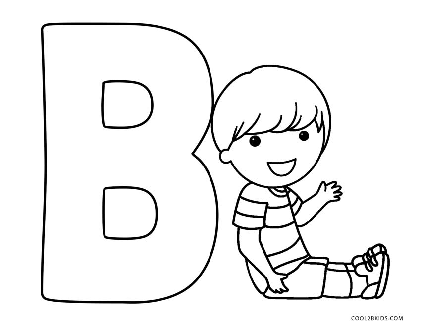 abc coloring pages for kids printable - photo #23