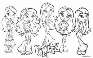 Free Printable Bratz Coloring Pages For Kids | Cool2bKids