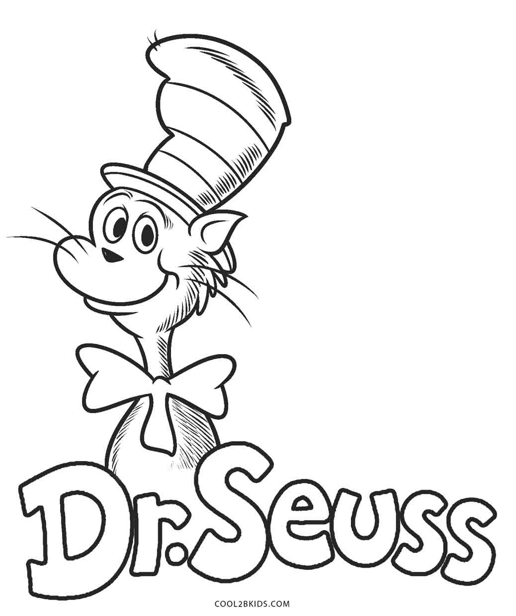 Dr Seuss Coloring Page