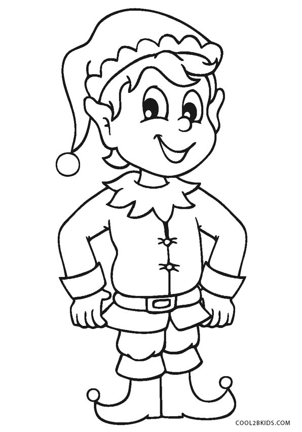 Free Printable Elf Coloring Pages For Kids Cool2bKids
