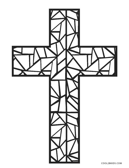 Crosses Coloring Pages