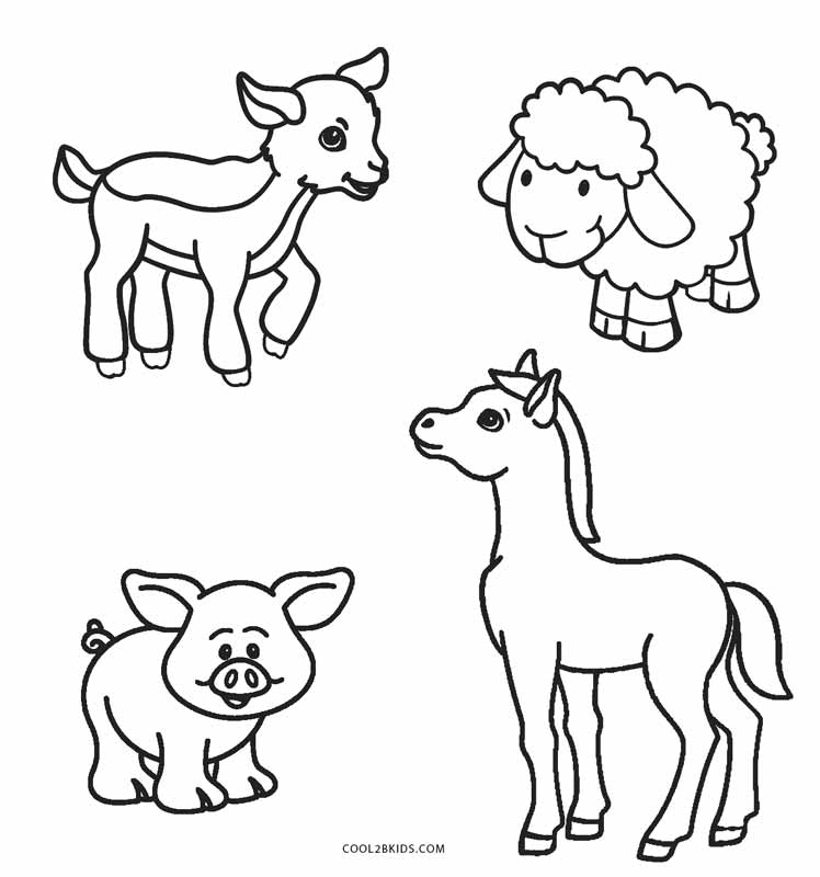Free Printable Farm Animal Coloring Pages For Kids | Cool2bKids