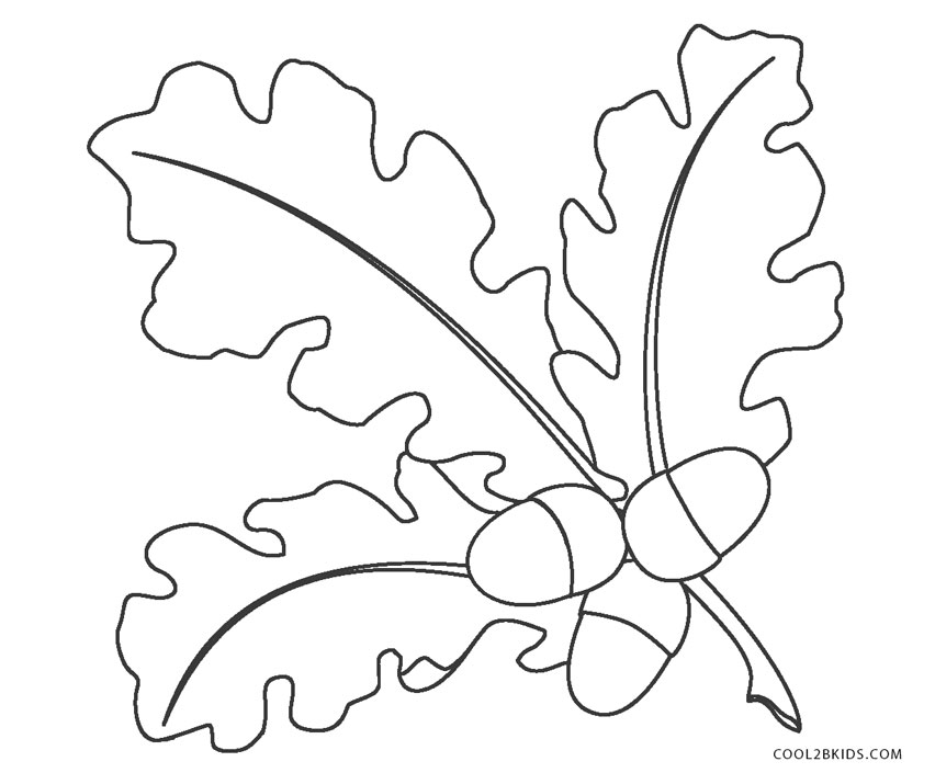 Free Printable Leaf Coloring Pages For Kids | Cool2bKids