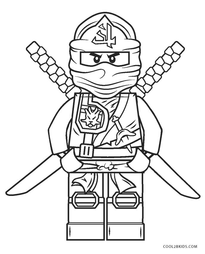 Printable Coloring Pages Ninjago