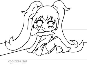 Chibi Coloring Page