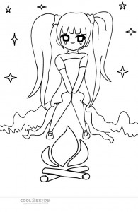 Chibi Coloring Pages For Kids