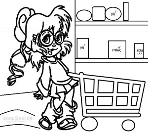 Chipettes Coloring Pages Kids Printable