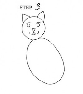 Draw Cat Step 3