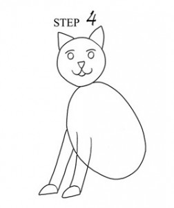 Draw Cat Step 4