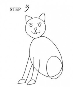 Draw Cat Step 5