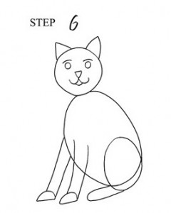 Draw Cat Step 6