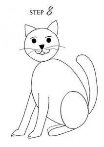 Draw Cat Step 8