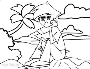 Free Danny Phantom Coloring Pages